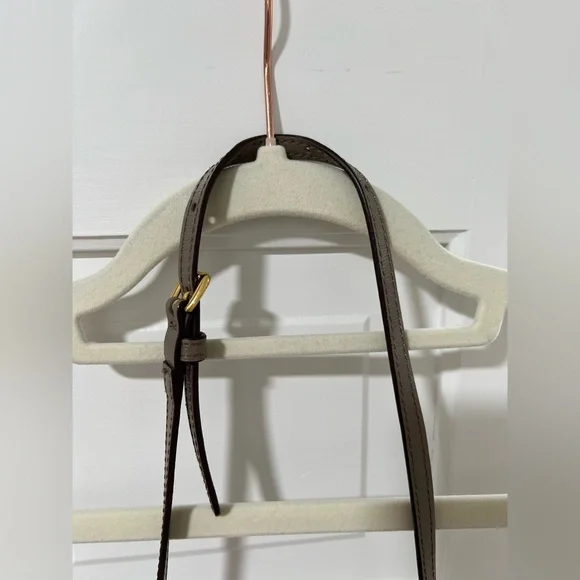 Ralph Lauren Taupe Envelope Style Crossbody Bag - Picture 2 of 7